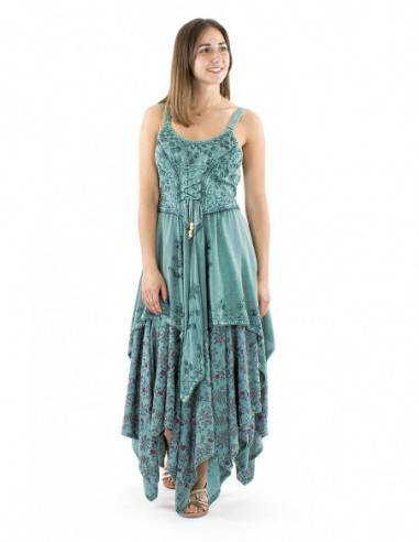 Medieval princess dress embroderies