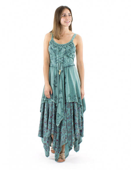 Medieval princess dress embroderies