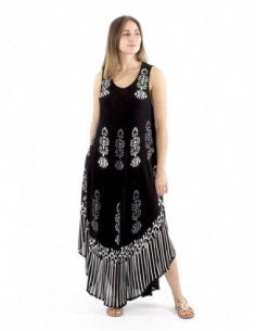 Long asymetrical beach dress 2