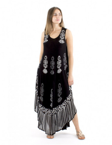 Long asymetrical beach dress