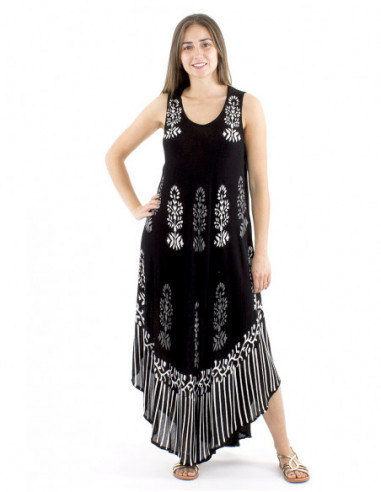Long asymetrical beach dress