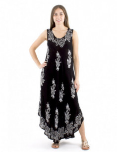 Long beach dress black and... 2