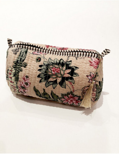 Quilted cotton kit with ethnic print