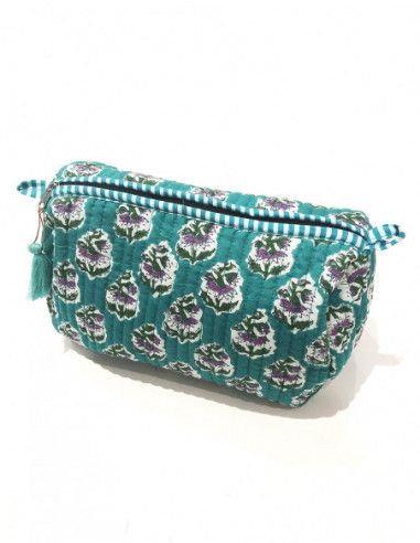 Quilted cotton kit with ethnic print