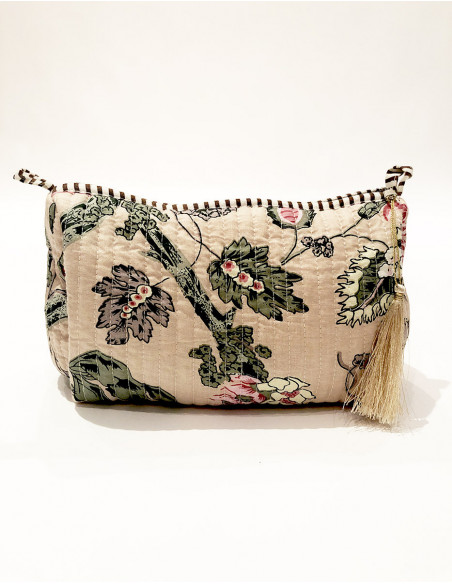 Quilted cotton pouch original pattern