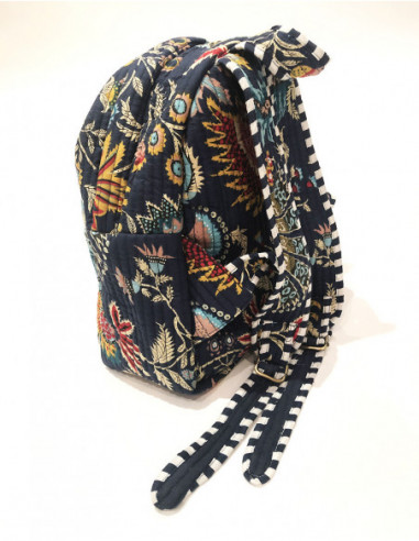 Trousse de maquillage coton matelassé