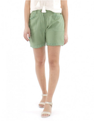 Short chic court avec dentelle