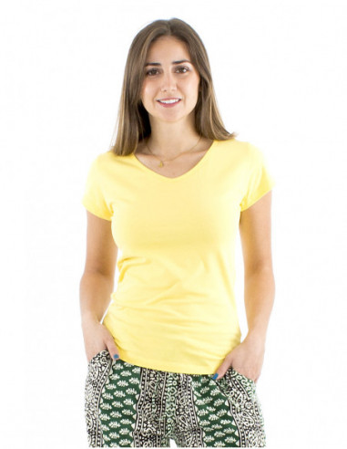 Basic plain short sleeve t-shirt