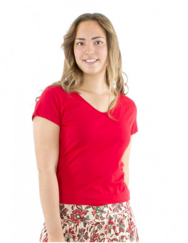 Basic plain short sleeve t-shirt