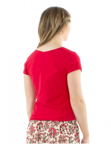 Basic plain short sleeve t-shirt