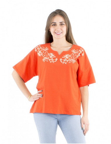 Large comfy top with boho print