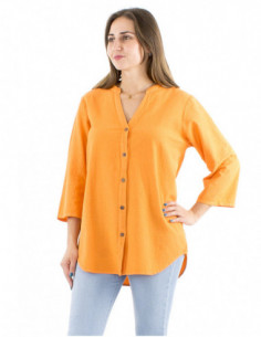 Cotton tunic plain fabric...