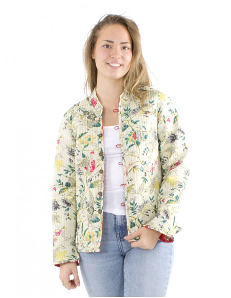 Veste réversible originale 100% coton