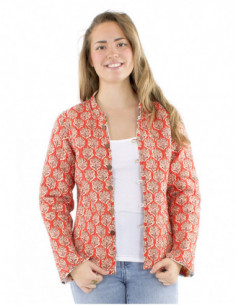 Veste réversible coton originale colorée 2