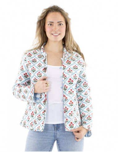 Reversible romantic cotton jacket