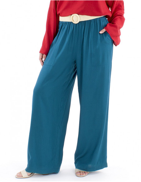 Pantalon oversize uni