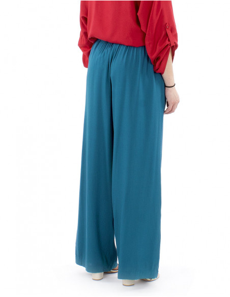 Oversized pants plain fabric