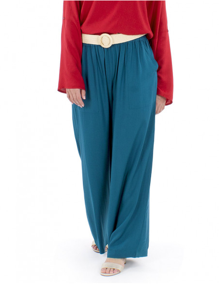 Pantalon oversize uni