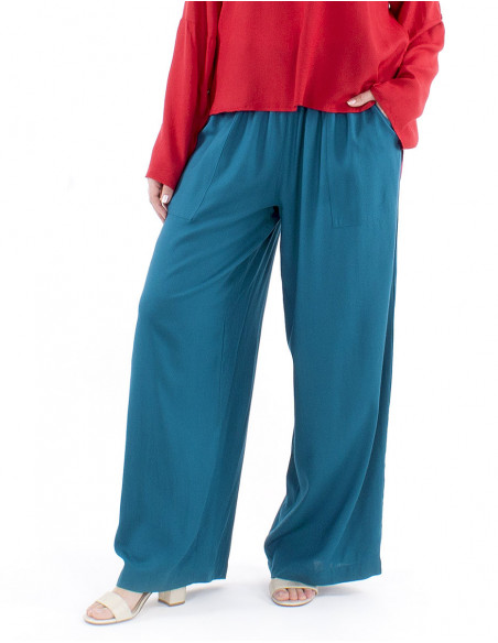 Pantalon oversize uni