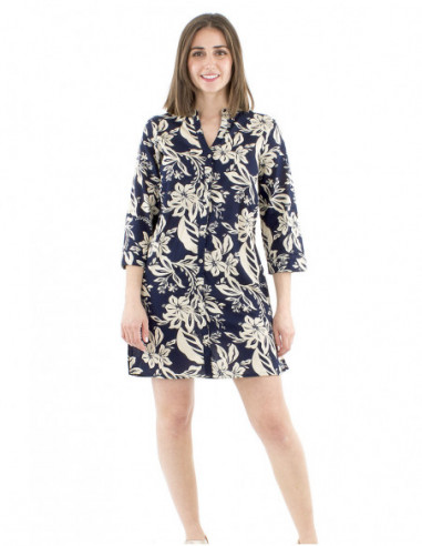 Robe féminine large et courte, coupe confortable