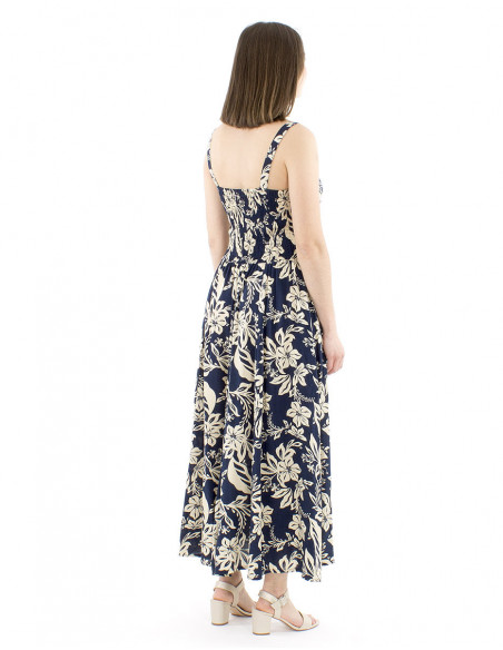 Robe plissée originale et colorée