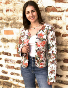 Short reversible boho...