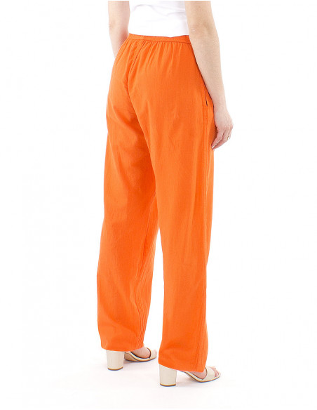 Plain cotton pant