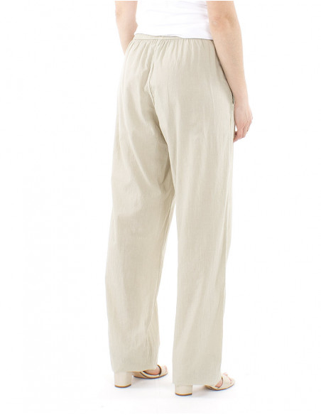 Plain cotton pant