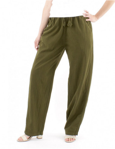 100% cotton boho chic pants