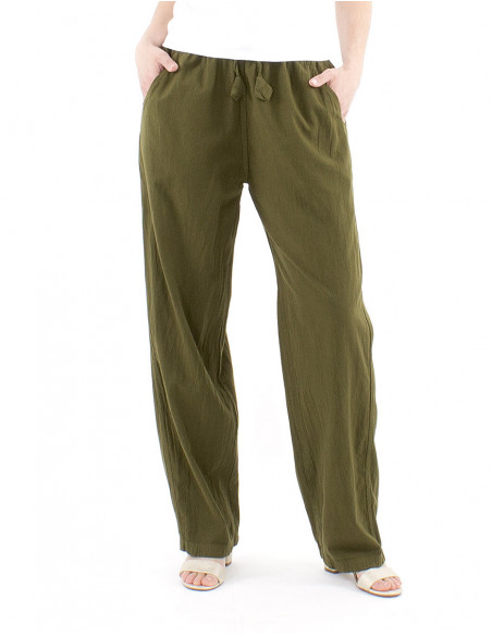 100% cotton boho chic pants
