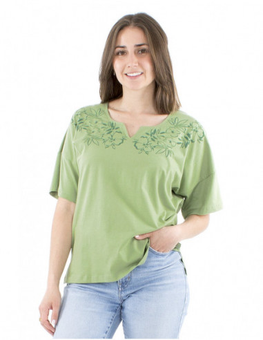 Large comfy top with boho print