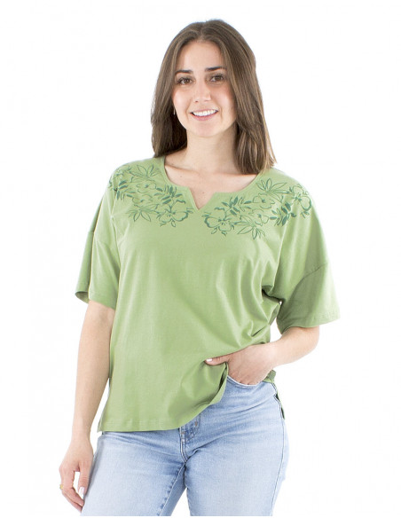 Large comfy top with boho print