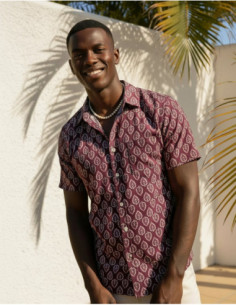 Chemise coton homme motif...