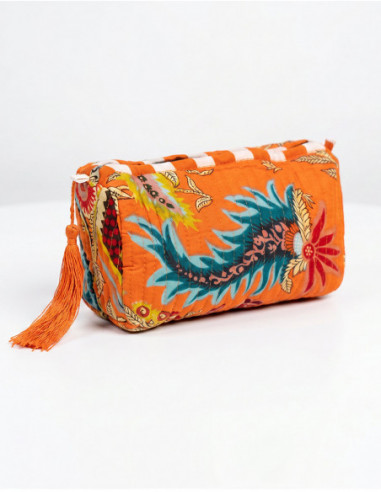 Quilted cotton pouch original pattern