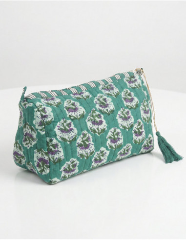 Pochette bohème coton matelassé