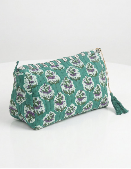 Pochette bohème coton matelassé