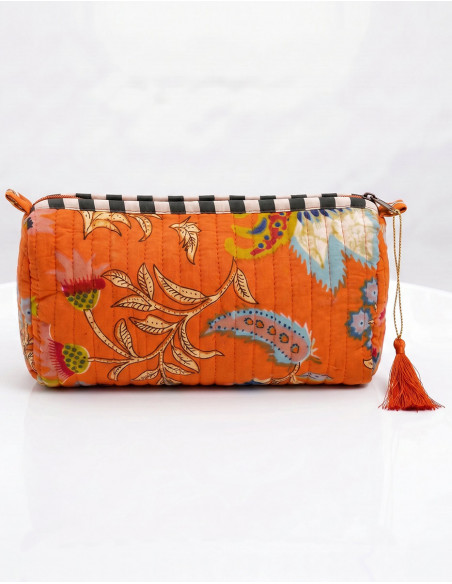 Pochette bohème coton matelassé