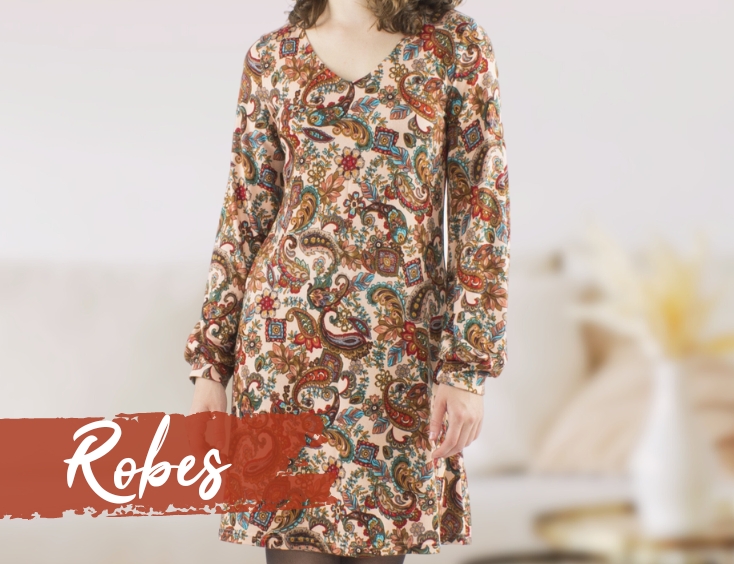 Vetements ethniques Sarouels et Robes boheme hippie chic Coline